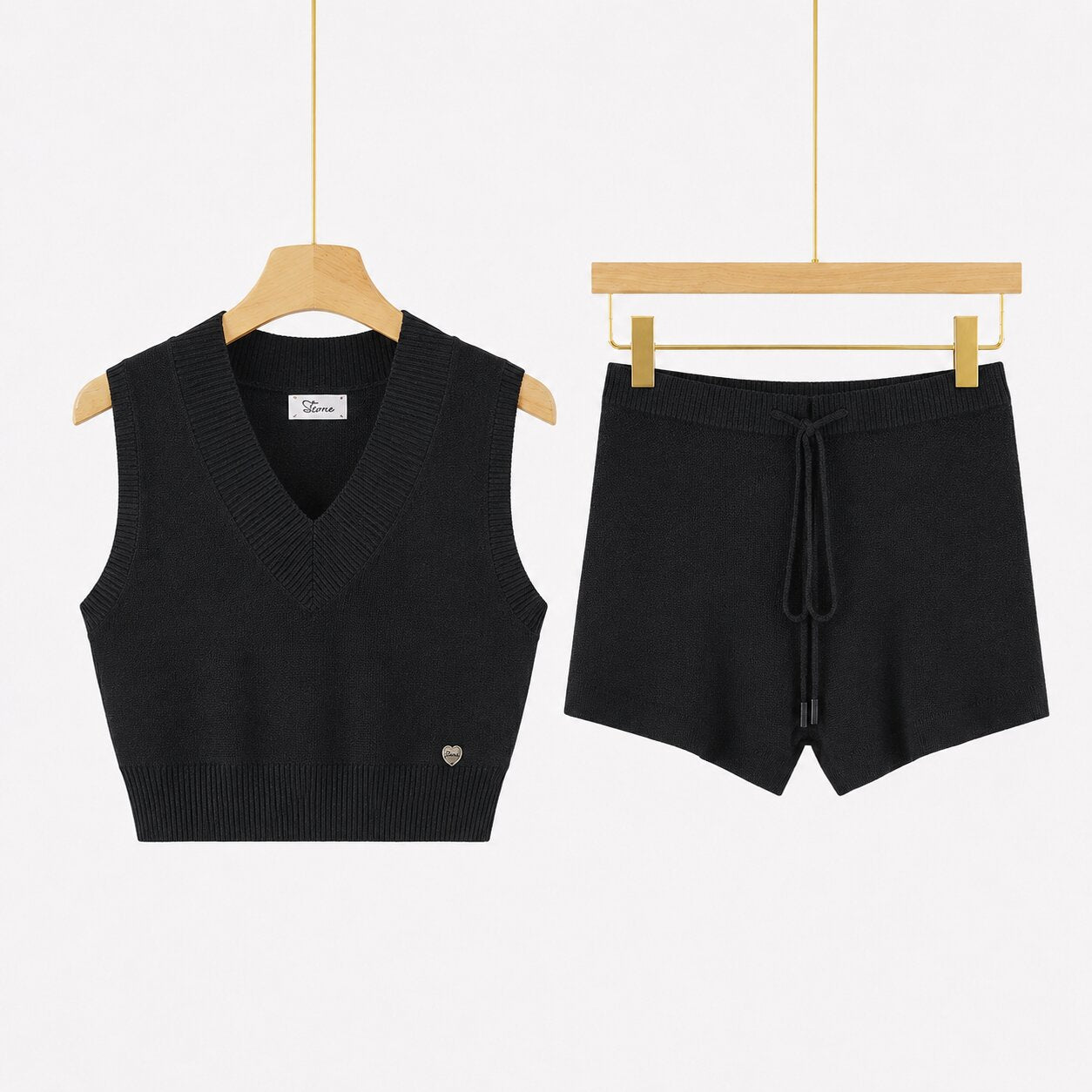 Completo Donna Knit Top + Shorts ART 7071