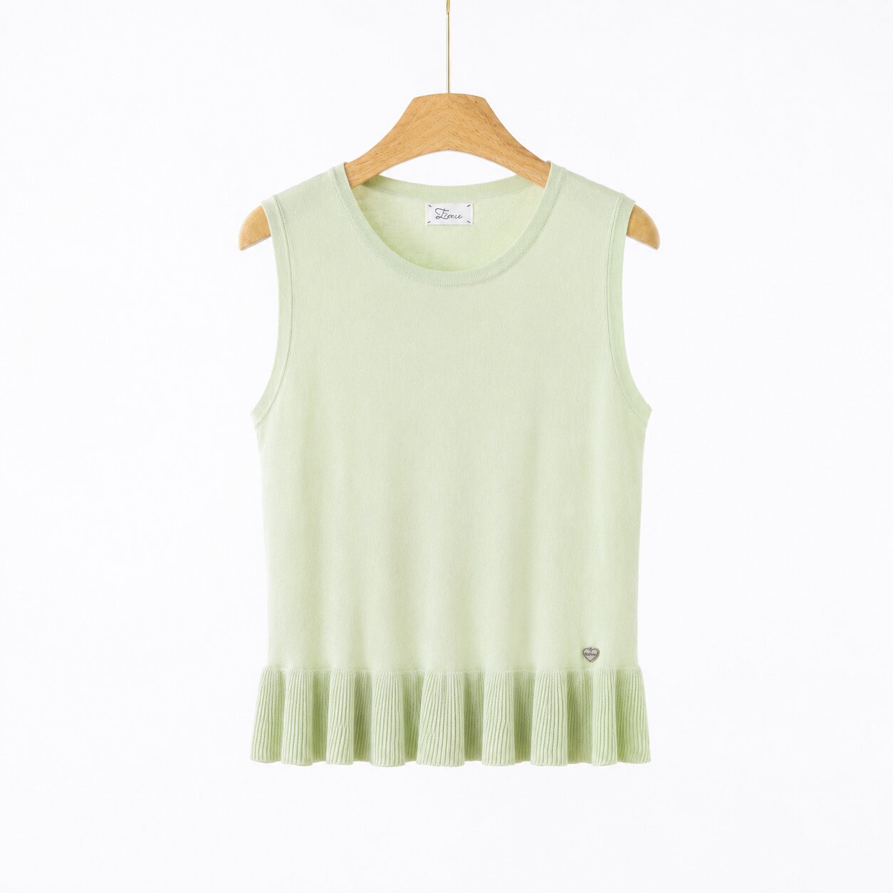 Maglia Donna Knit con Volant ART 7087