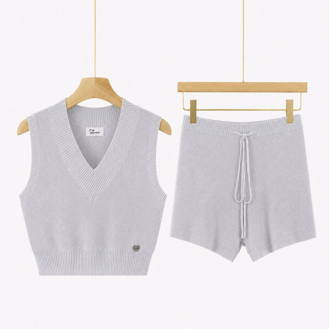 Completo Donna Knit Top + Shorts ART 7071