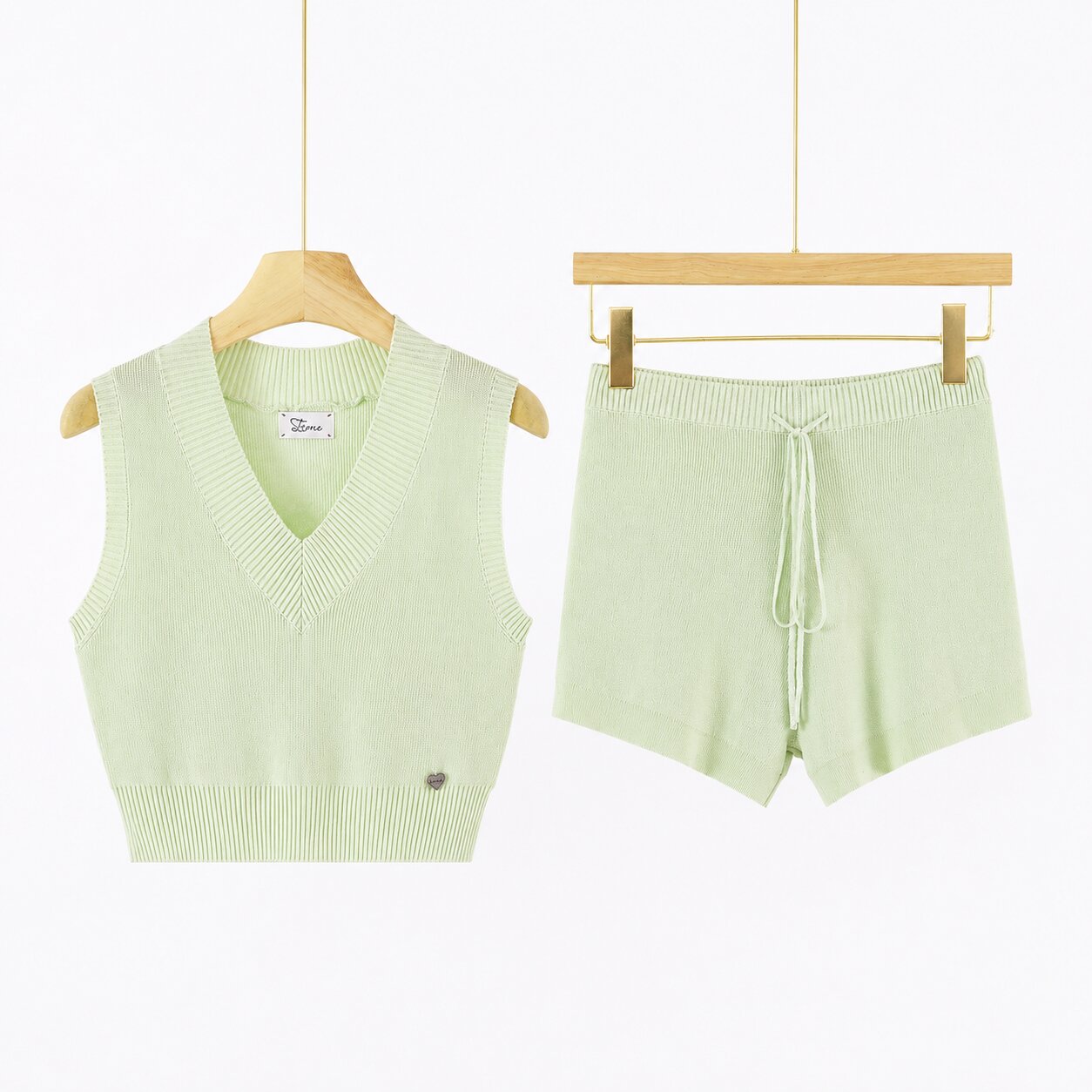 Completo Donna Knit Top + Shorts ART 7071